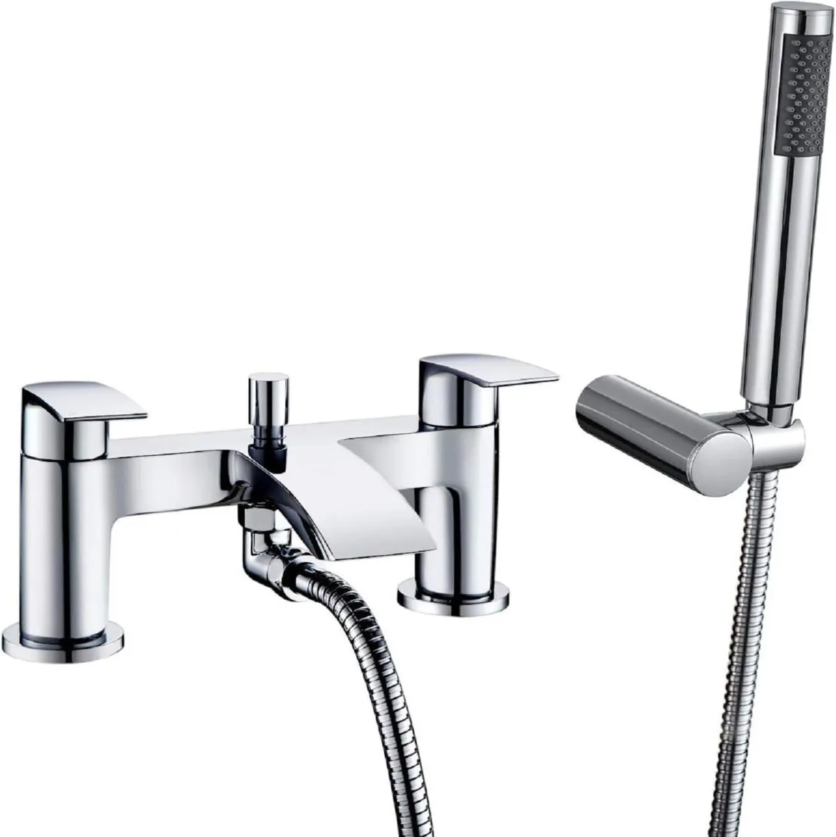 Bath Mixer Taps Waterfall with Handheld Shower - Image 1