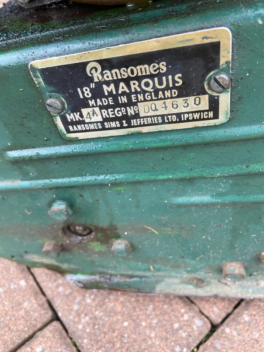 Ransomes.   Marquis.   Vintage. Mower - Image 2