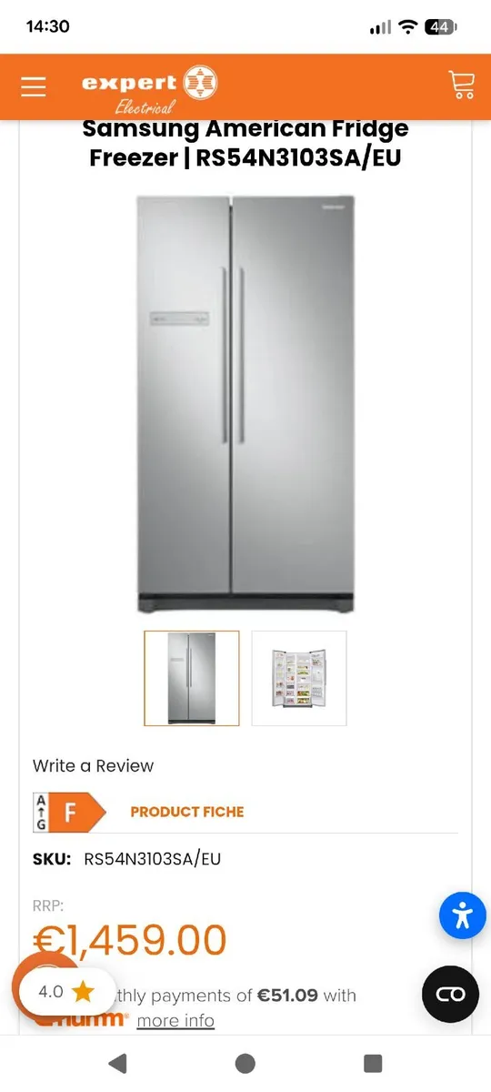 American fridge freezer - Image 1
