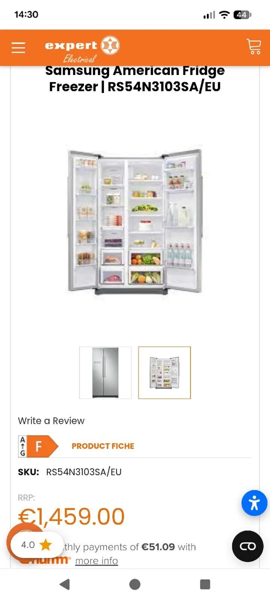 American fridge freezer - Image 3