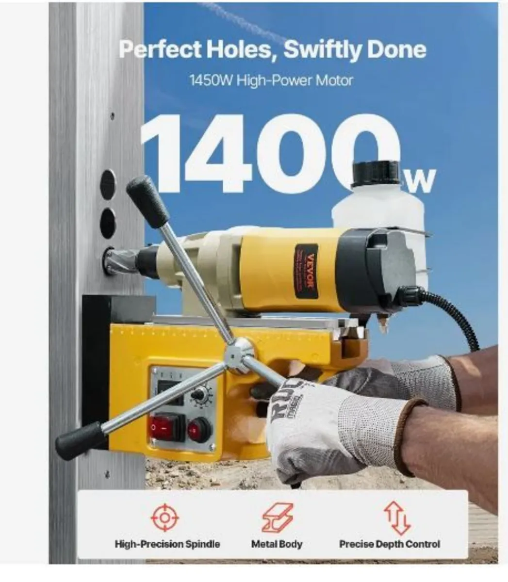 Magnetic Drill, 1400W - Image 3