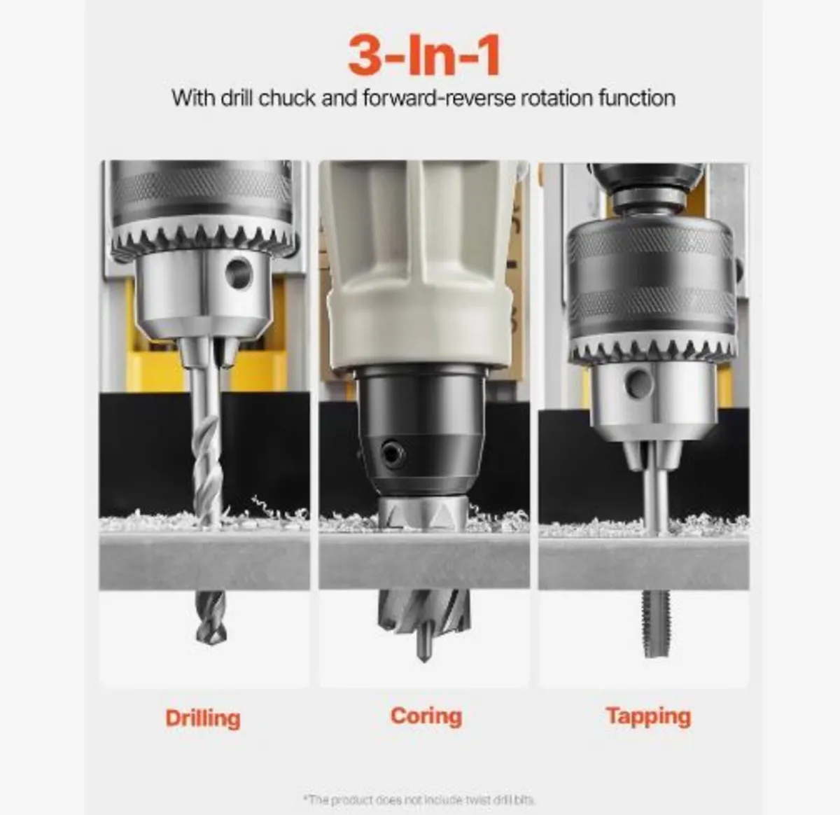 Magnetic Drill, 1400W - Image 2