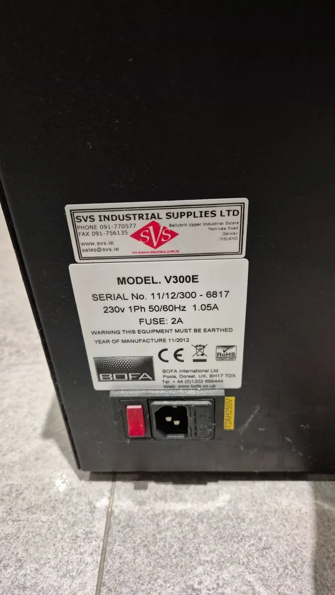 Bofa extractor V300E set - Image 2