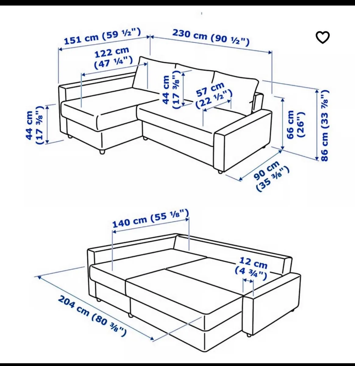 Ikea sofabed - Image 4