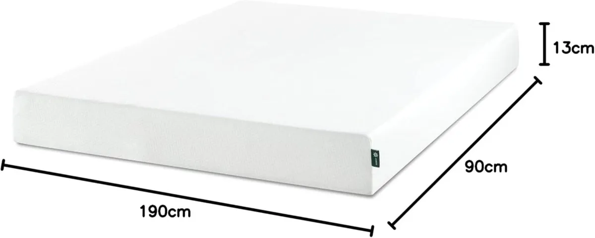 3ft Single Mattress Memory Foam Infused with - Image 2