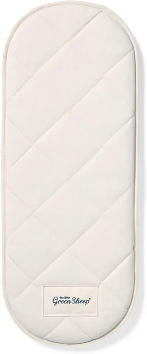 Natural Moses Basket Mattress (74 x 28cm fits and - Image 1