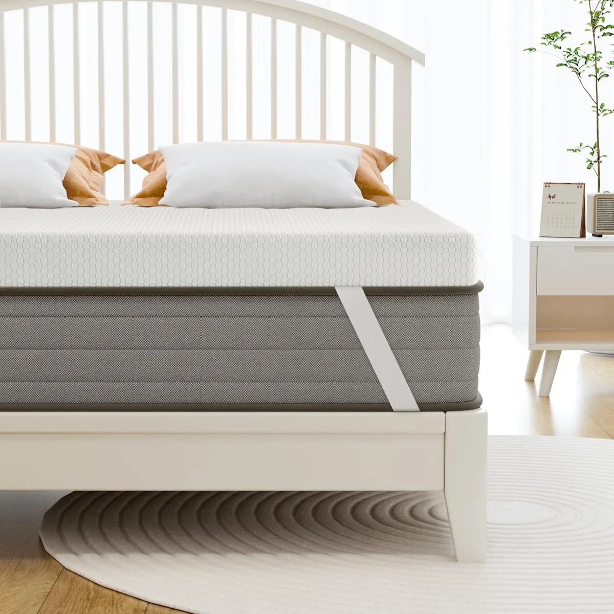 Gel Memory Foam Mattress Topper Small Double Bed - Image 1