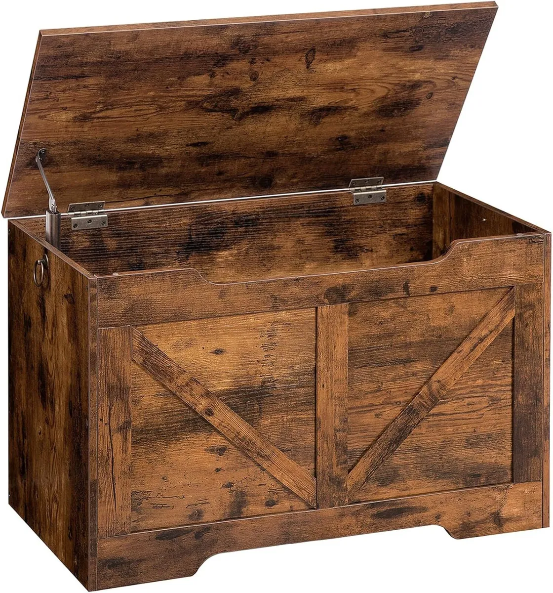 Wooden Storage Chest Trunk Bench with Lid Large - Image 1