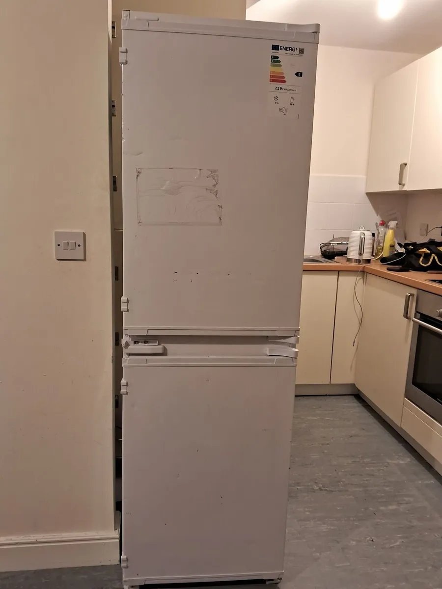 YEAR OLD INTEGRETED FRIDGE AND FREEZER - Image 1