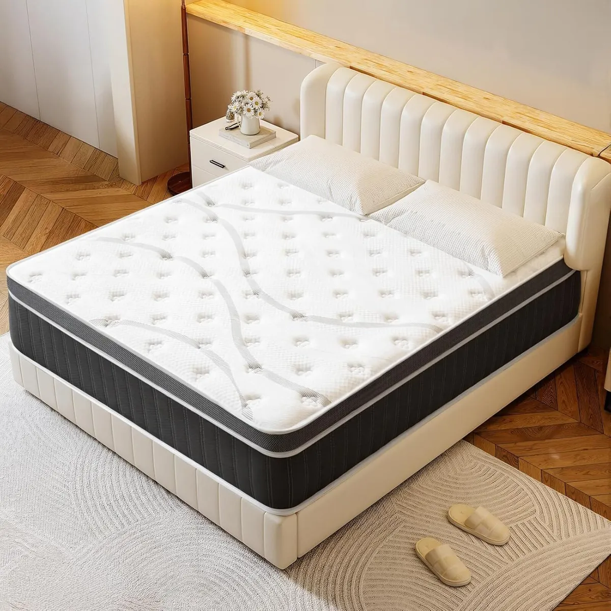 25CM Single Mattress 9 Zone Orthopedic Memory - Image 2