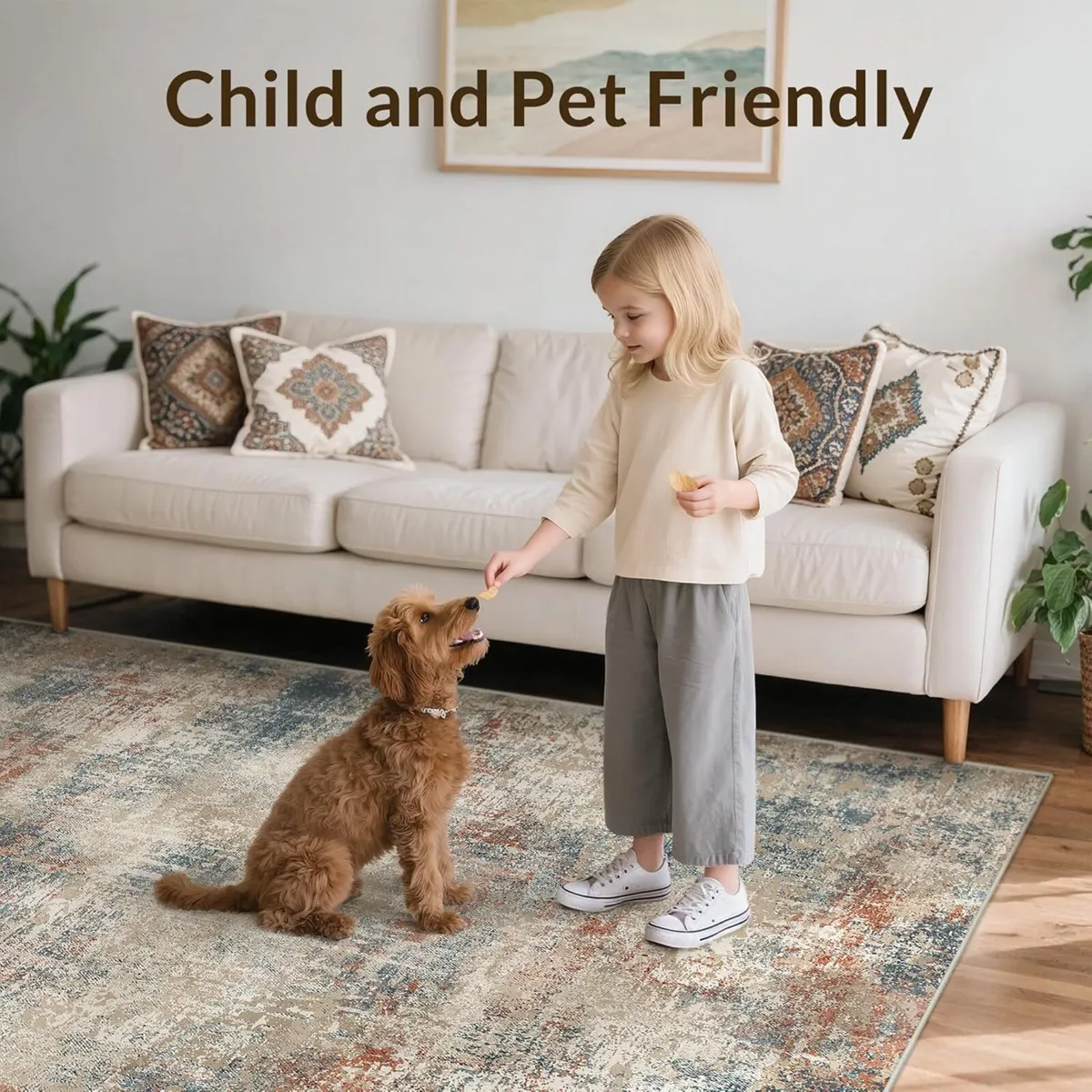 Large Rugs for Living Room 200x290cm Extra Area - Image 3