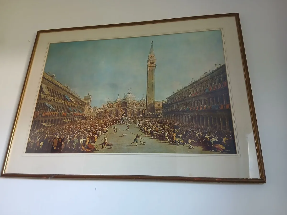 Very Large Antique Medici Society Reproduction. - Image 2