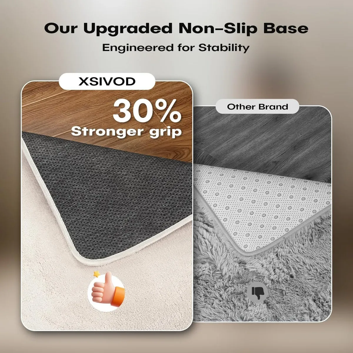 Soft Area Rugs for Living Room Fluffy Large - Image 3