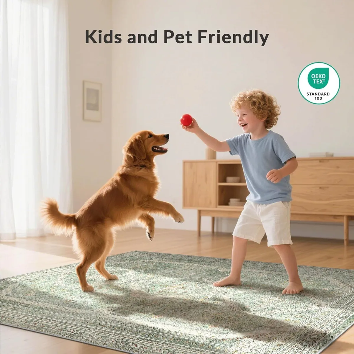 Rugs Living Room 200x290cm Extra Large Washable - Image 3