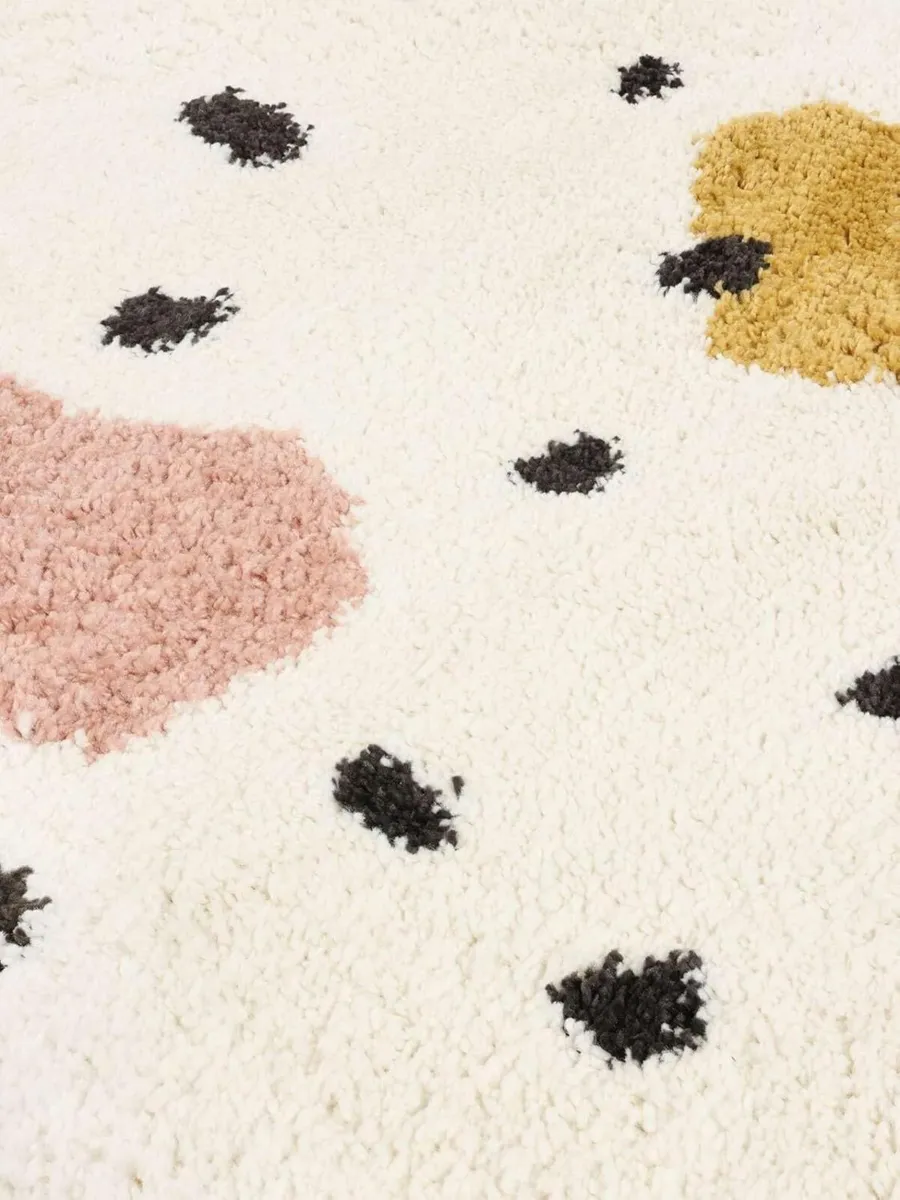 Spotty Kids Rug Shaggy/Handloom 3′3″ x 5′3″ ft - Image 4