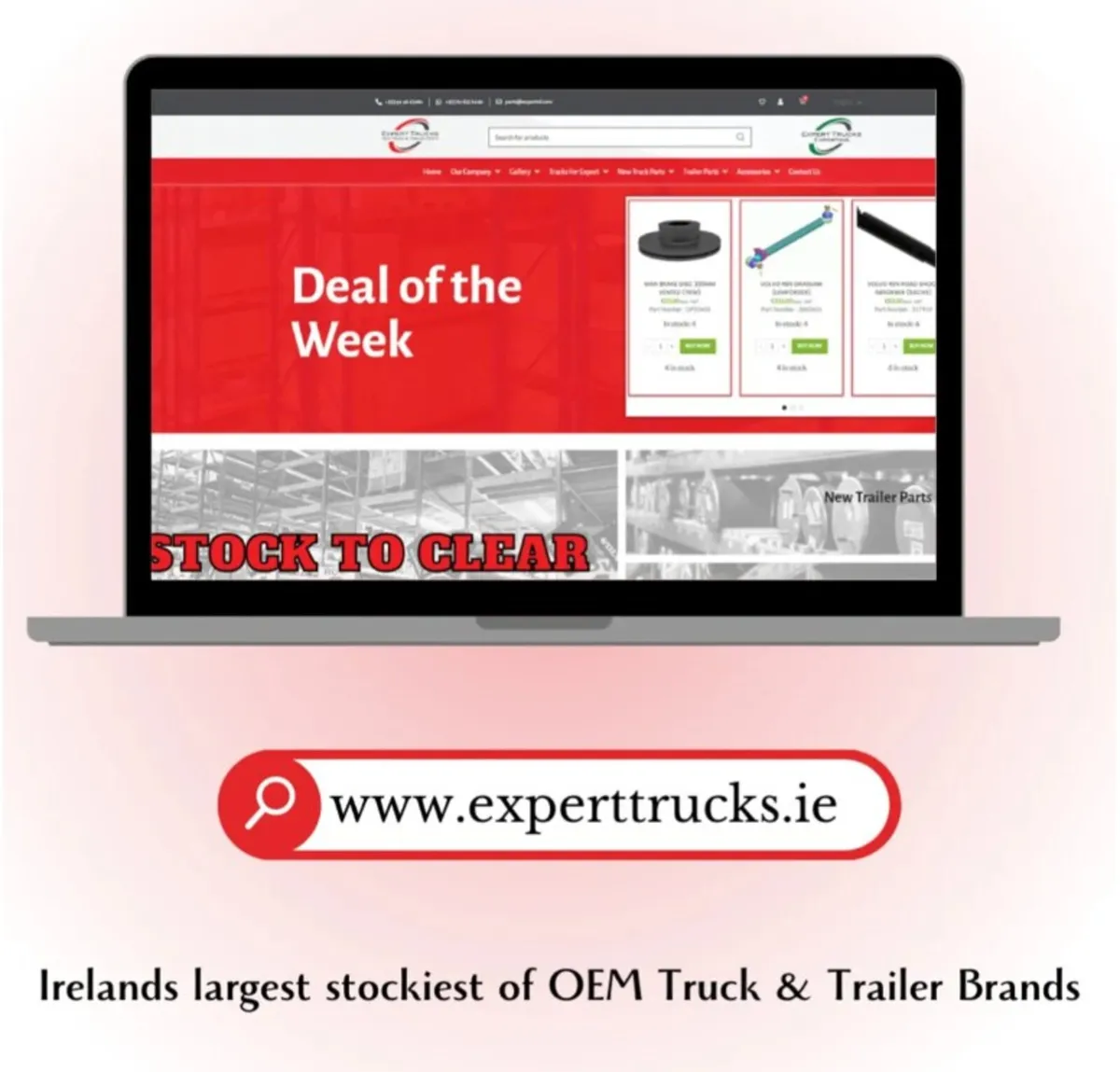 Expert Trucks | Website - Image 1