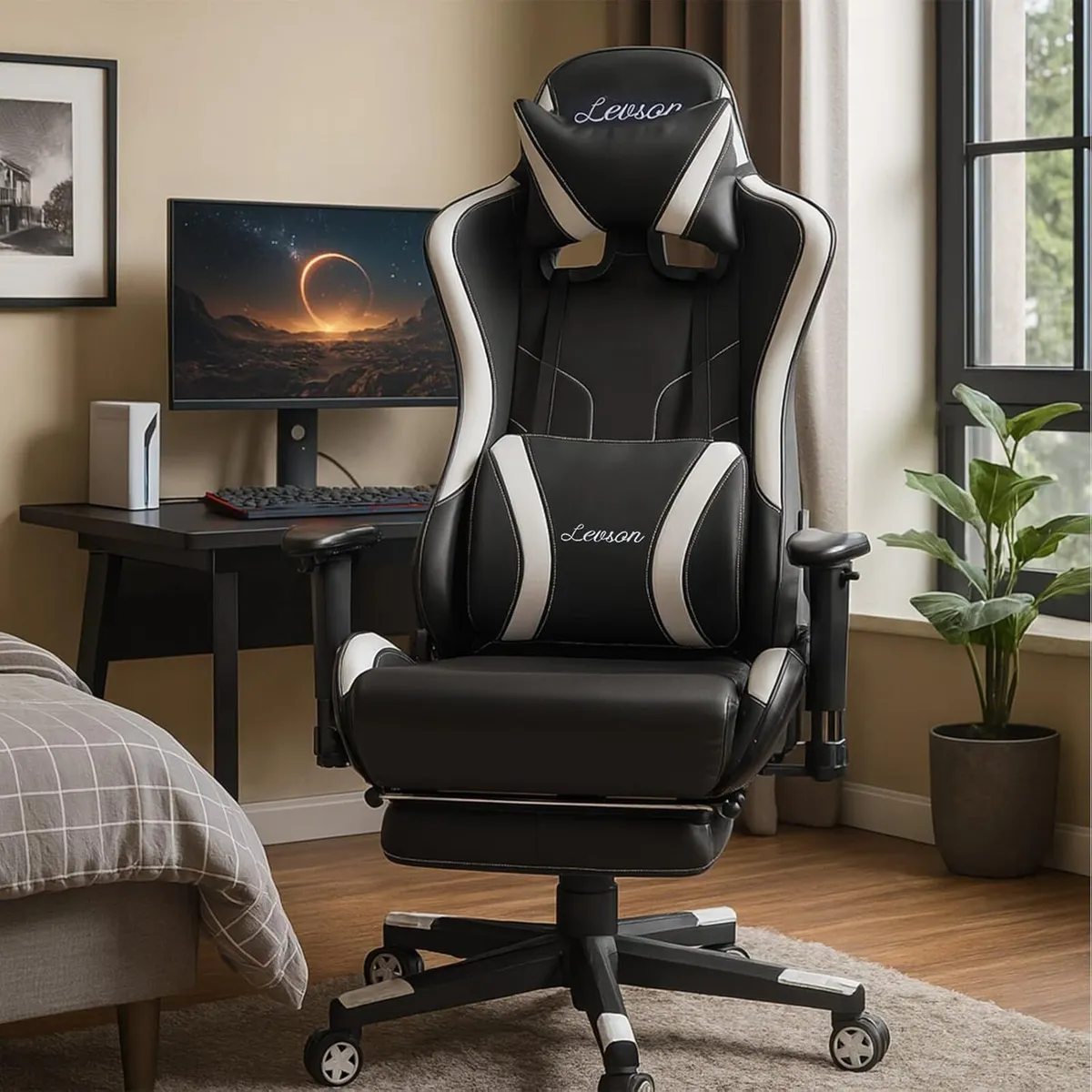 Gaming Chair for Adult Lumbar Support Height - Image 4