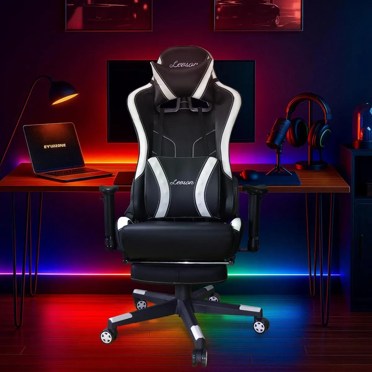 Gaming Chair for Adult Lumbar Support Height - Image 2