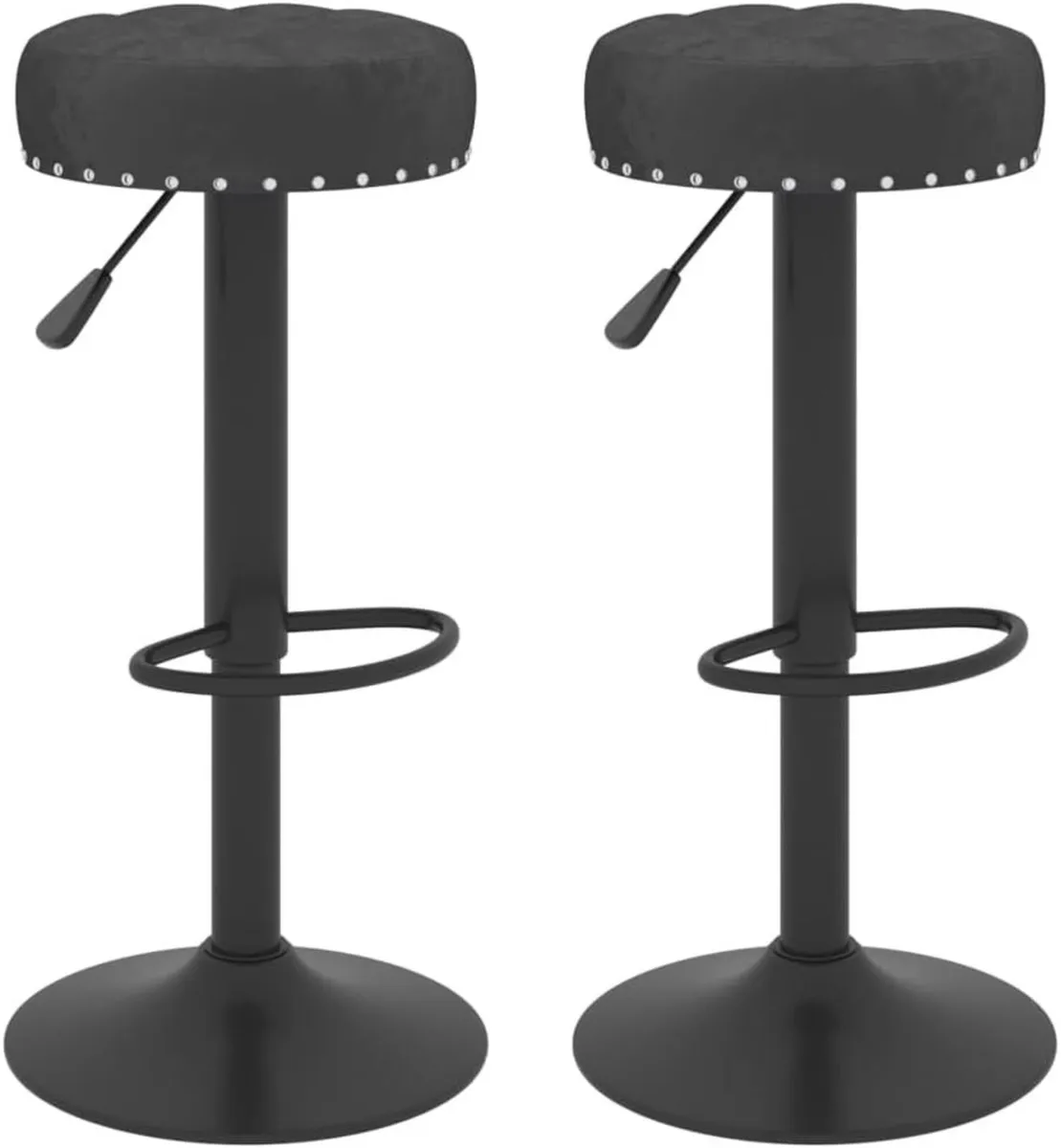 2 x Bar Stools Counter Seats Bistro Pub Chairs - Image 1