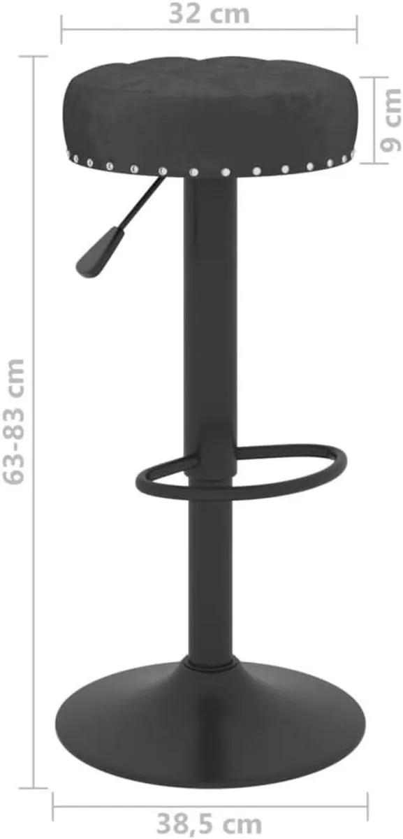 2 x Bar Stools Counter Seats Bistro Pub Chairs - Image 3