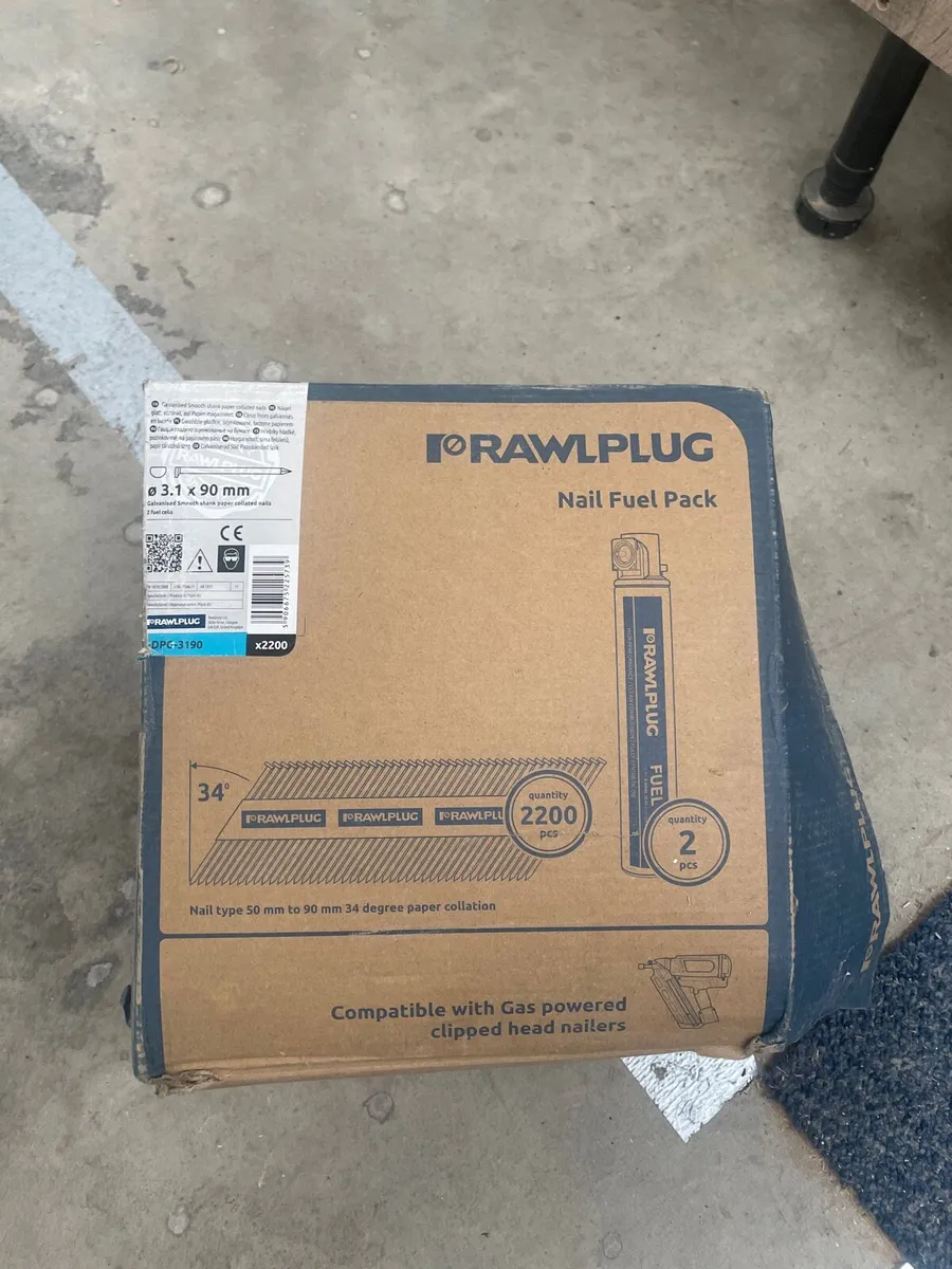 Paslode/Rawlplug 4” nails - Image 1