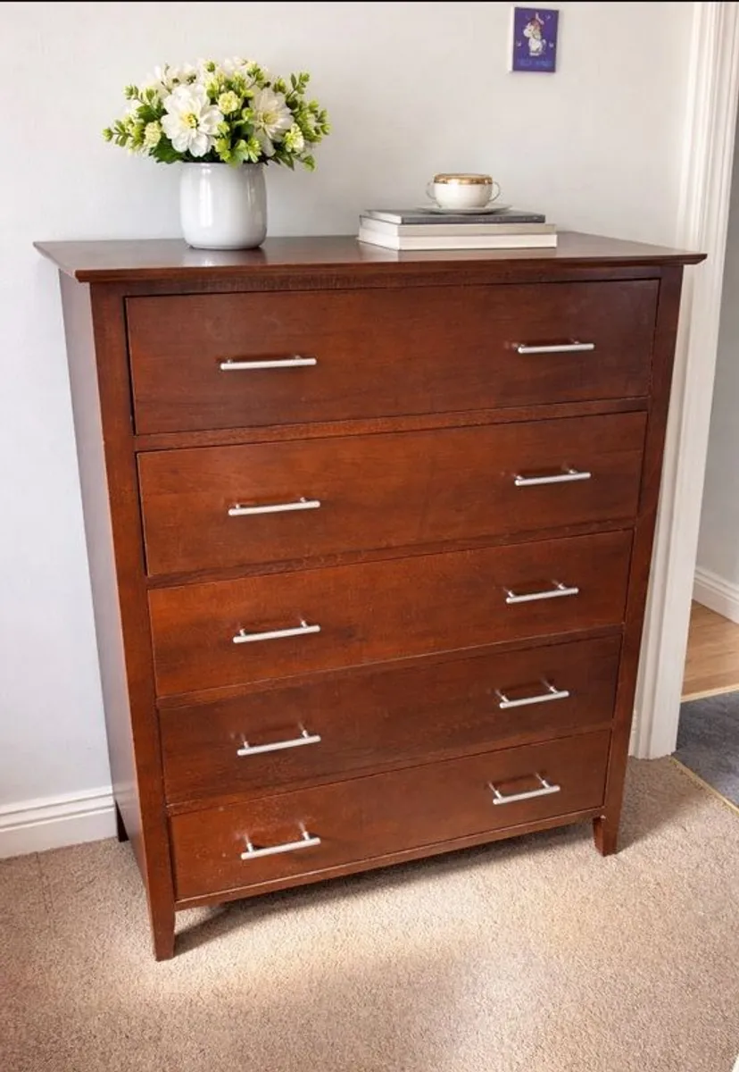 Chest of drawers  height 46 inches, width 38 inches, depth 17 inches. Thanks - Image 1