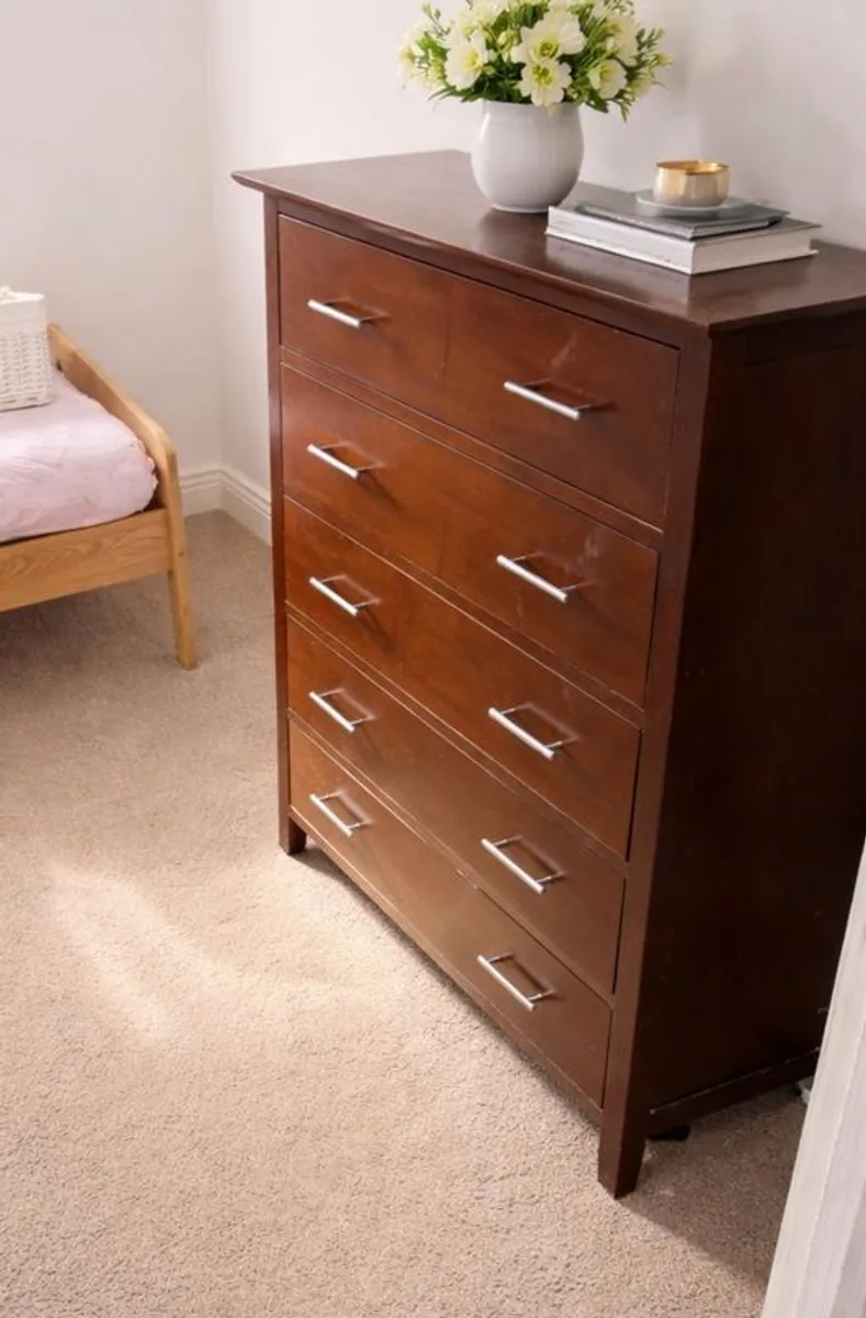 Chest of drawers  height 46 inches, width 38 inches, depth 17 inches. Thanks - Image 2