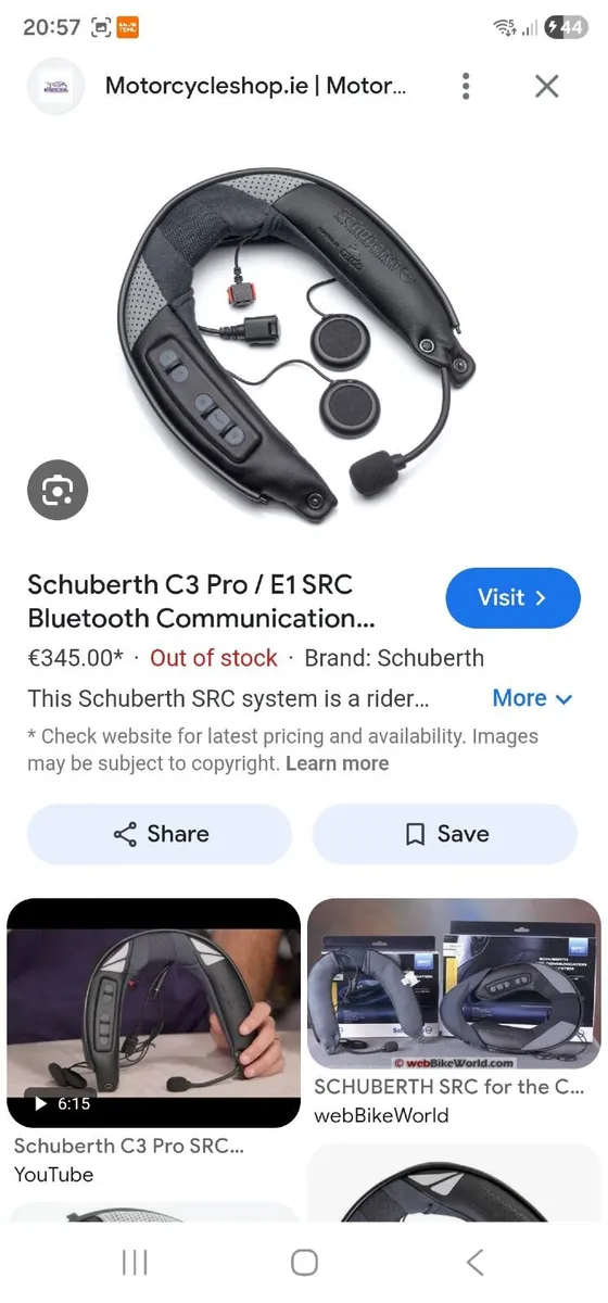 Schuberth C3 Pro Flip Up Helmet - Image 4