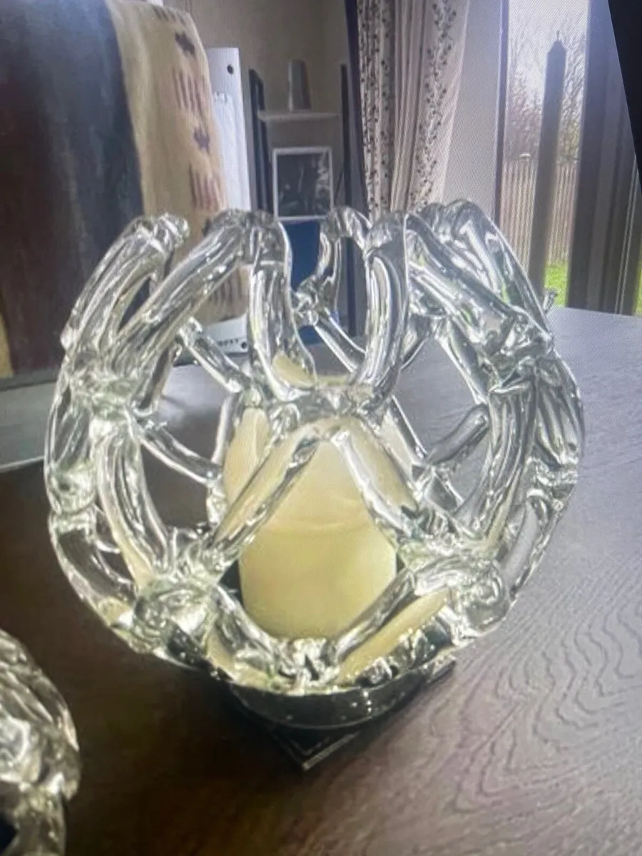 Glass Candle Holders - Image 2