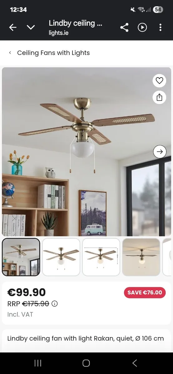 Ceiling Fans x2