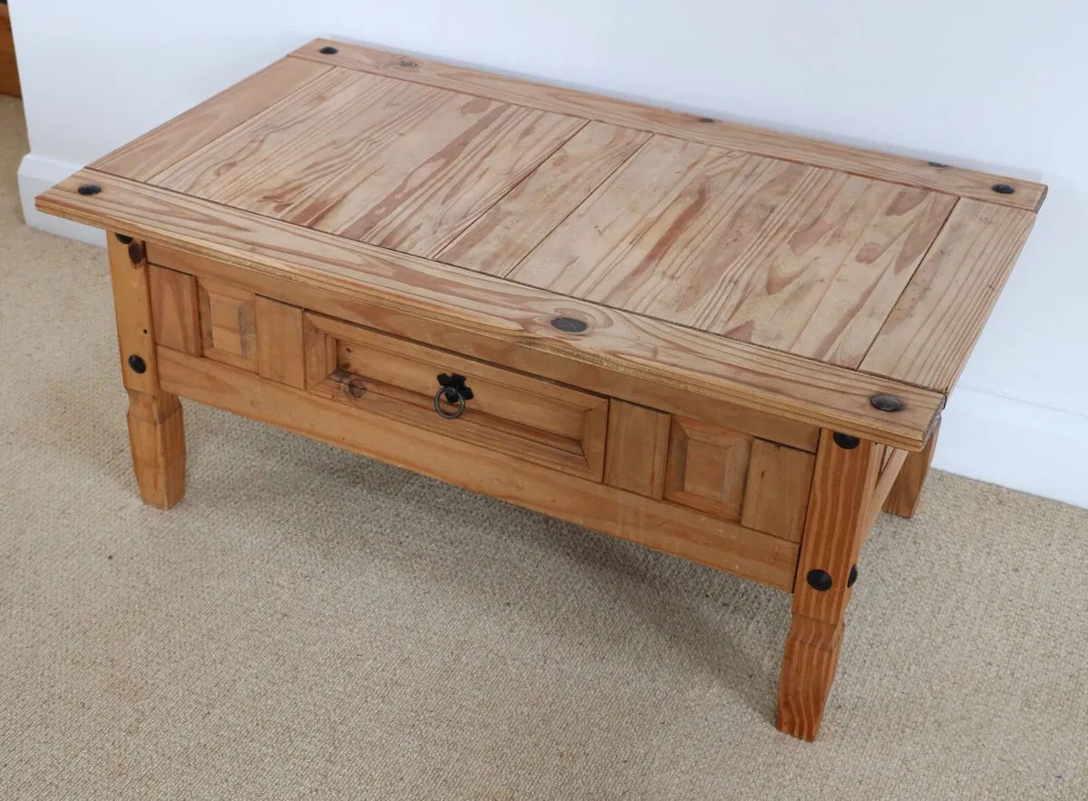 Solid Wood Coffee Table - Image 1