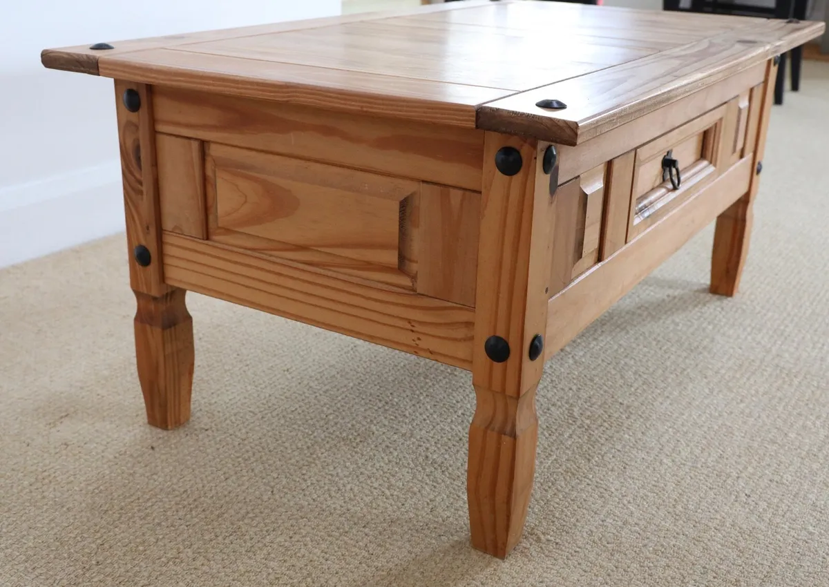 Solid Wood Coffee Table - Image 2