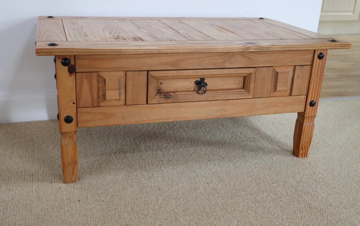 Solid Wood Coffee Table - Image 3