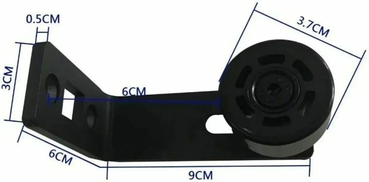 Sliding Barn Door Hardware Heavy Duty Floor Guide - Image 4