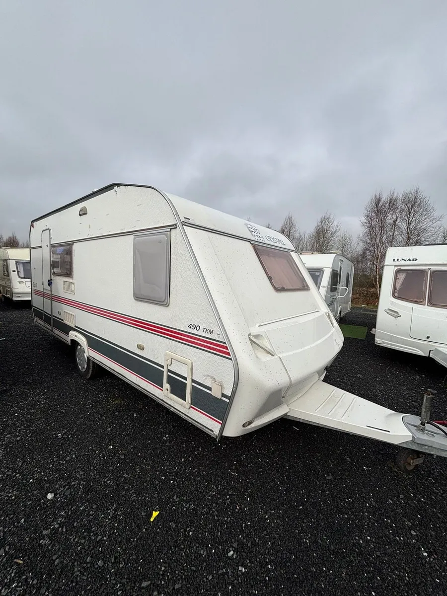 RARE 6 Berth Fixed Bed + Bunkbed Caravan - Image 1