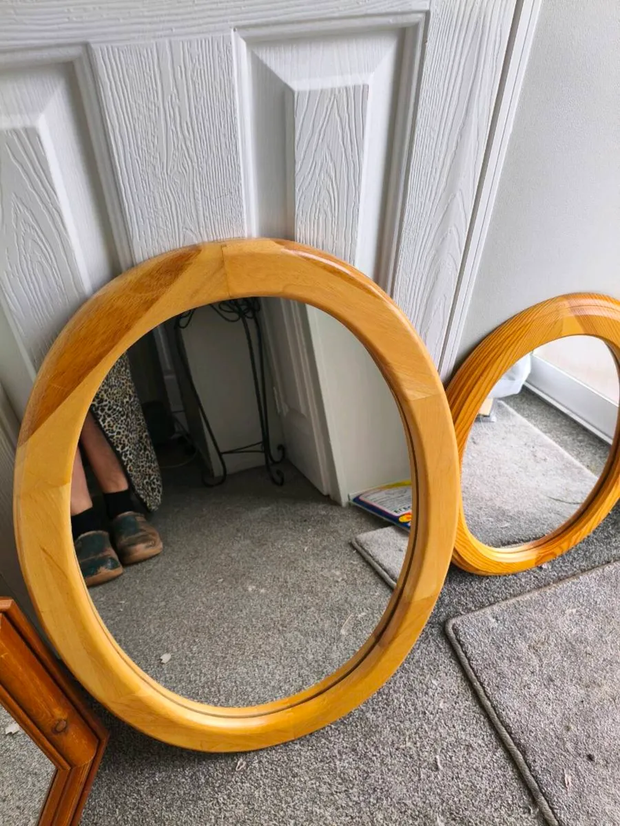 3 beautiful set mirrors,30 lot - Image 2