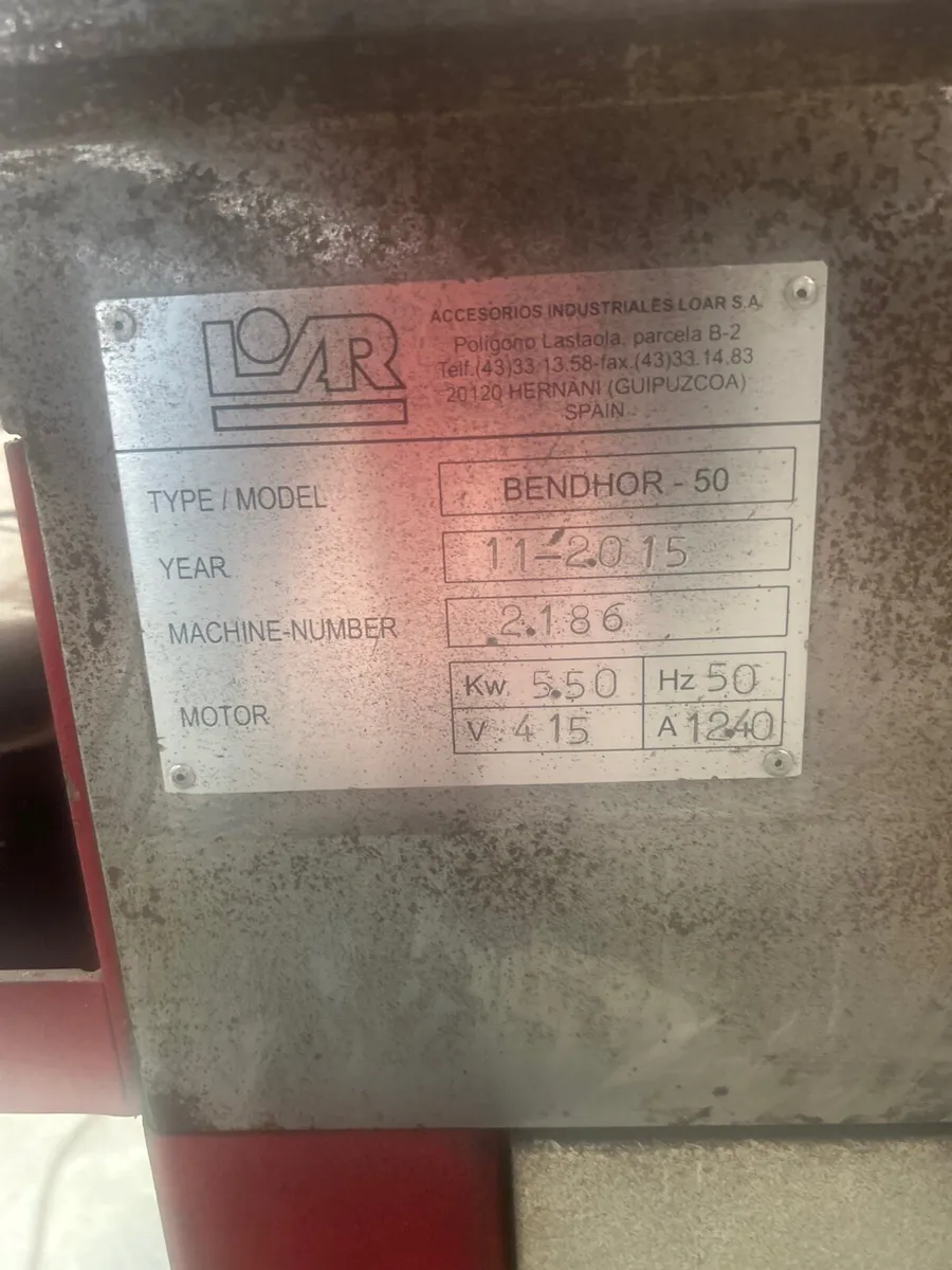 Horizontal bending table 50 Ton - Image 4