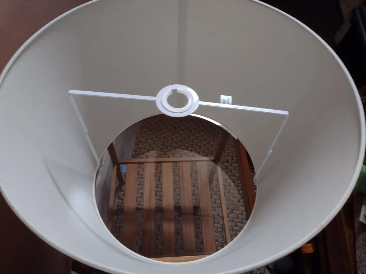 Ex large beige lamp shade; base 45cm - Image 2