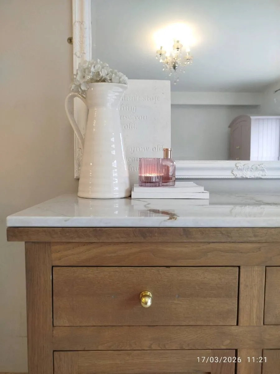 Oak Sideboard with Quartz Top - Image 2