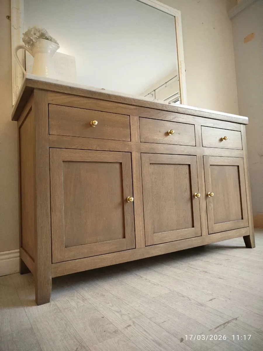Oak Sideboard with Quartz Top - Image 4