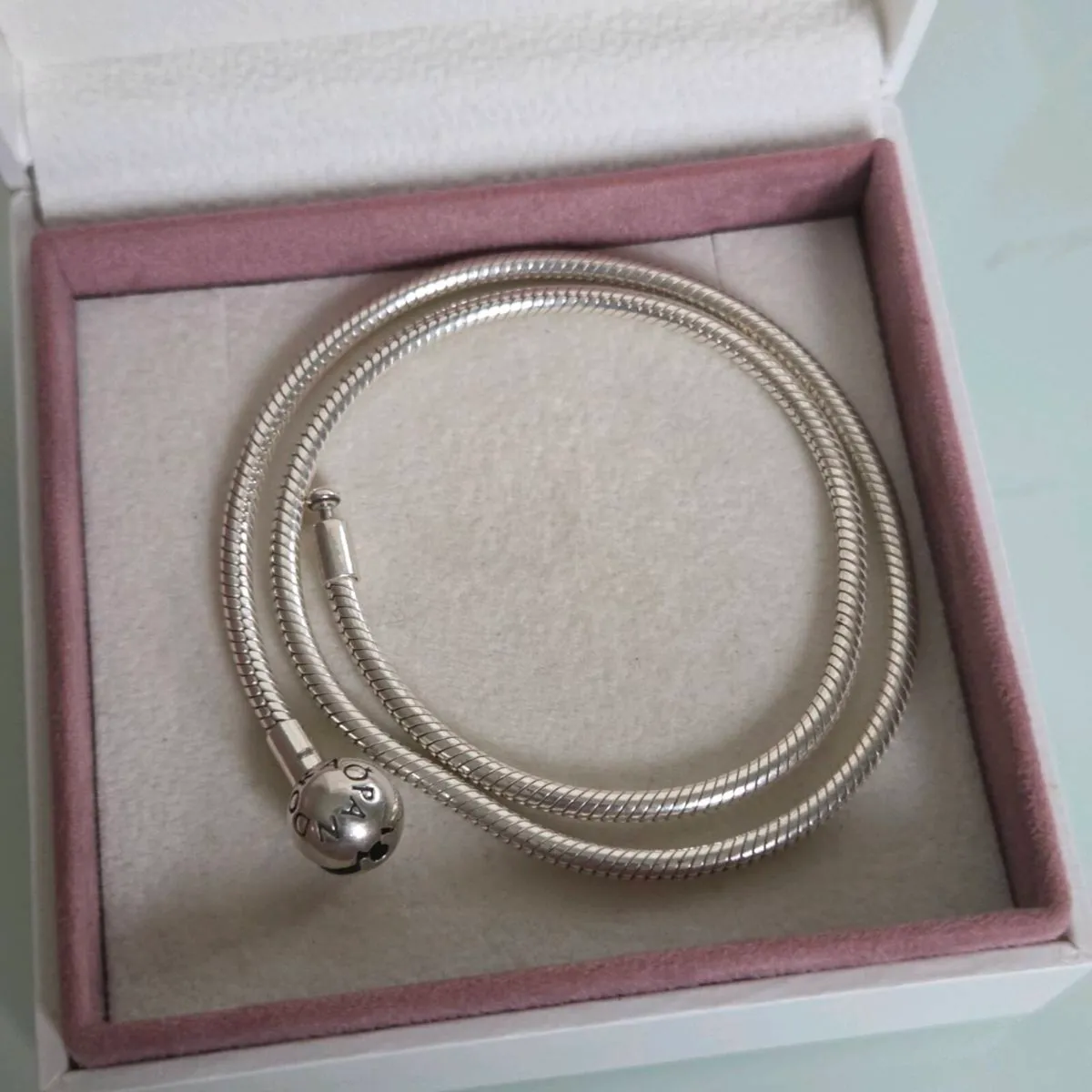 Pandora necklace moment claps size 40cm - Image 1