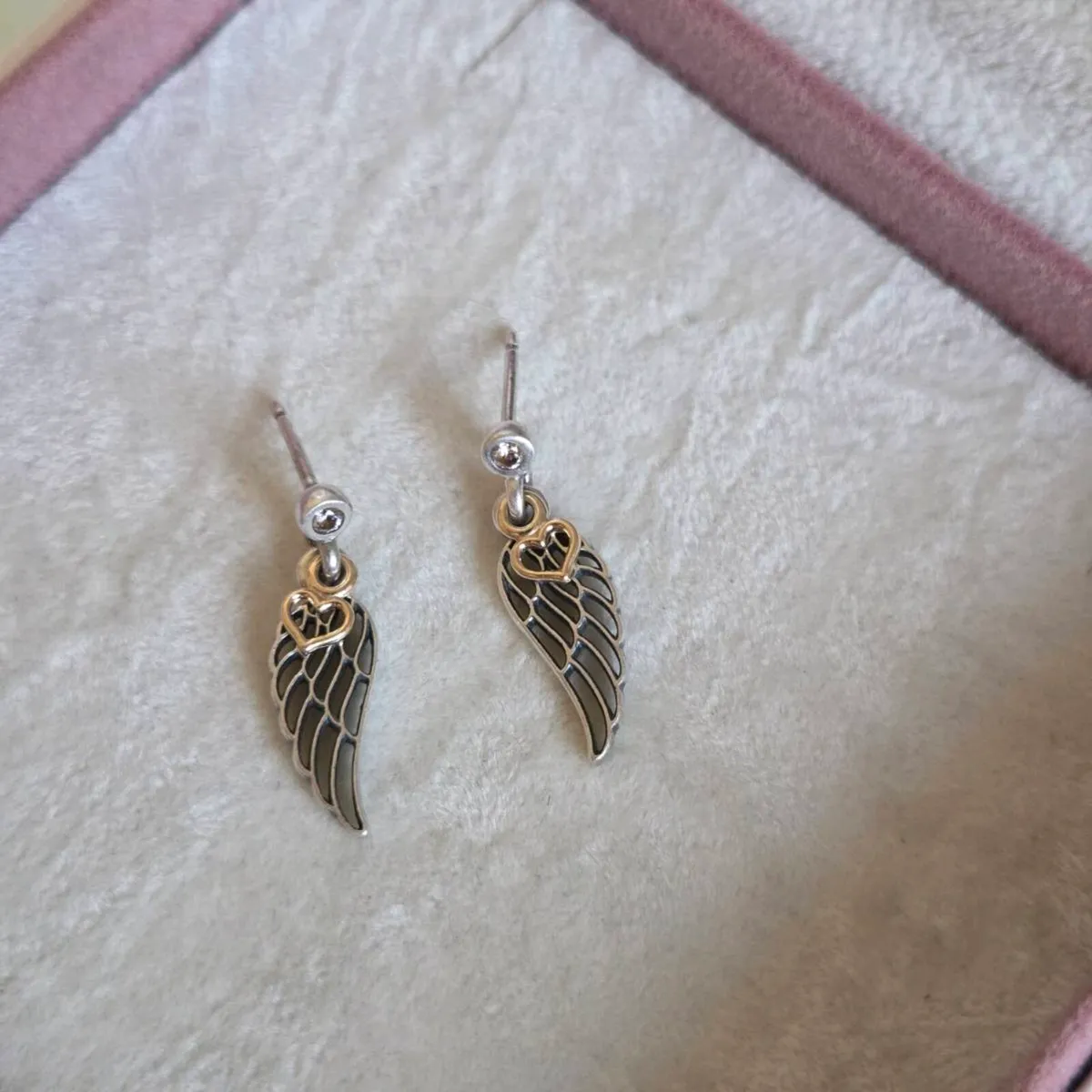 Pandora sterling silver/ gold angel wing - Image 3
