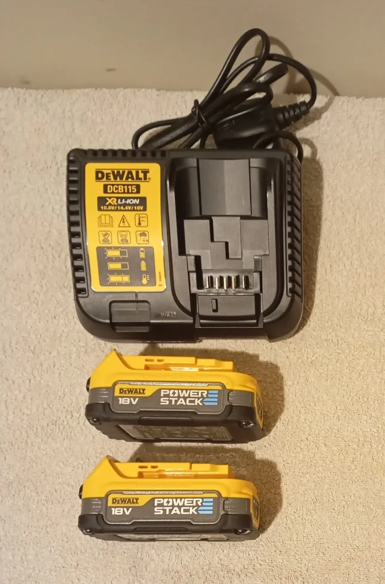 DeWalt Powerstack Batteries and Charger