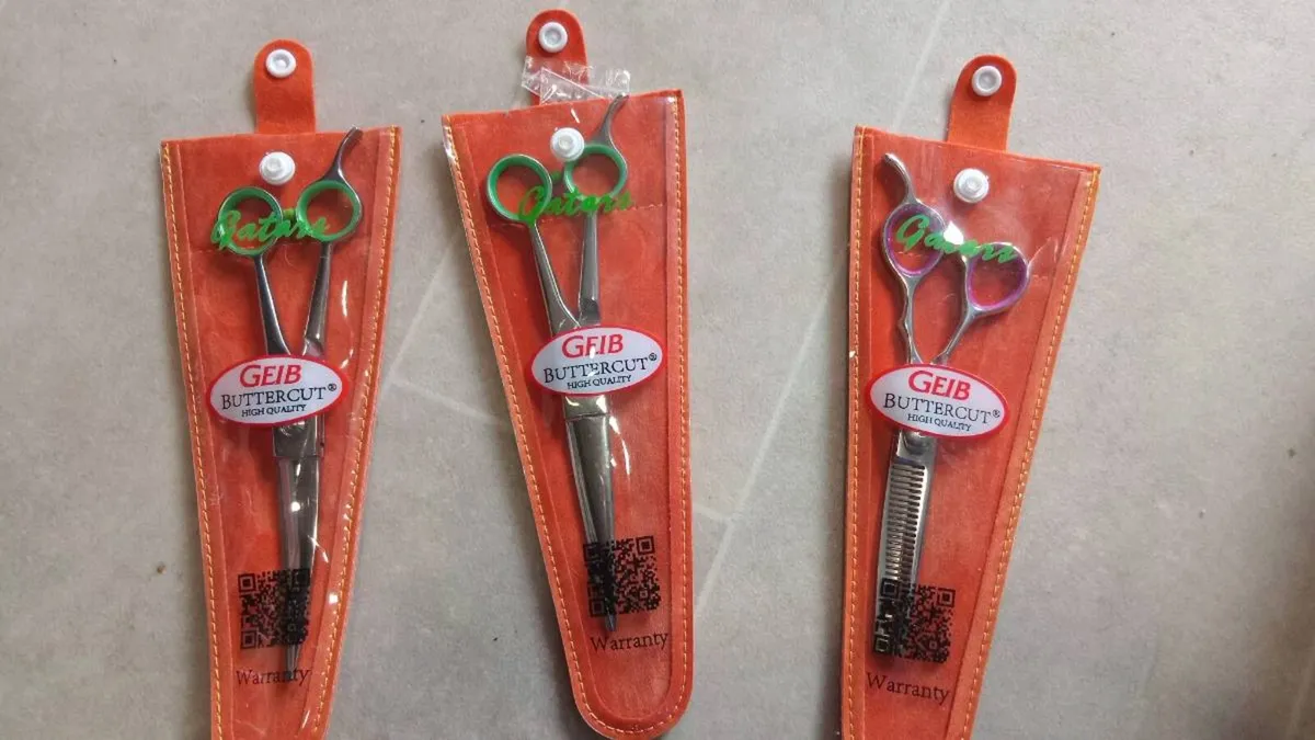 New geib  grooming scissors set - Image 1
