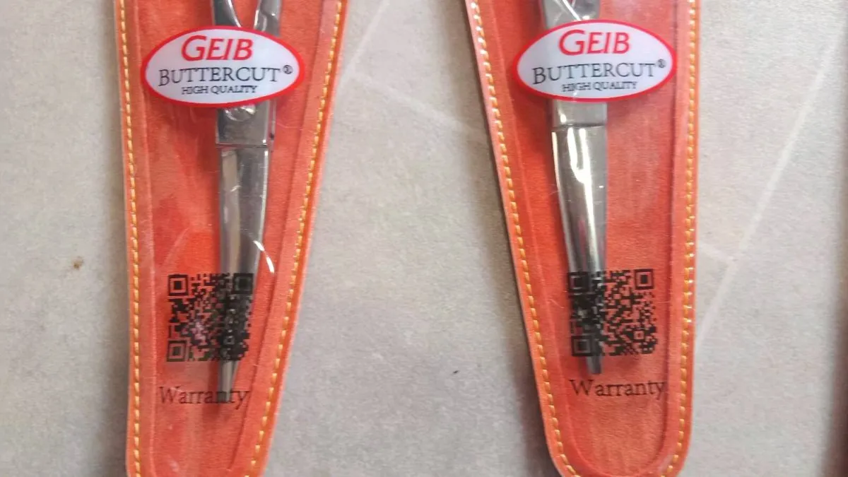 New geib  grooming scissors set - Image 2