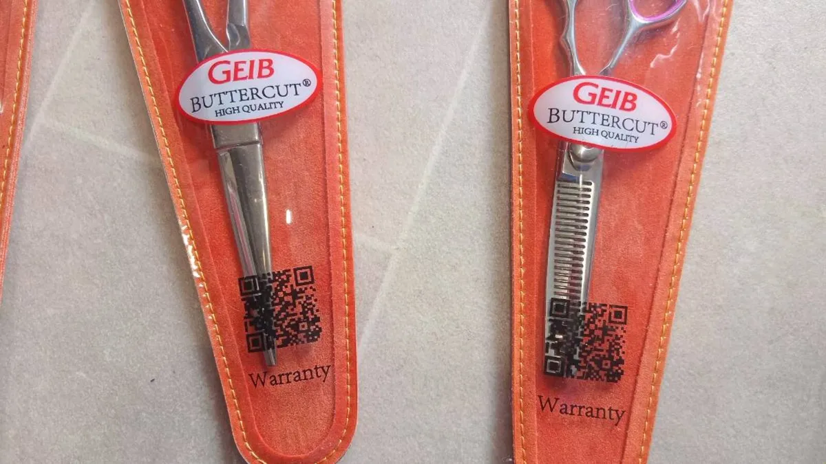 New geib  grooming scissors set - Image 3