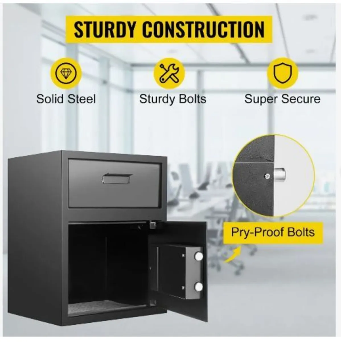 Digital Depository Safe 48 L Electronic Code Lock - Image 4