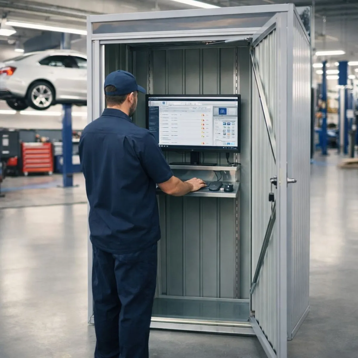 Palladium 3×2 Outdoor Steel Storage Cabinets - Image 4