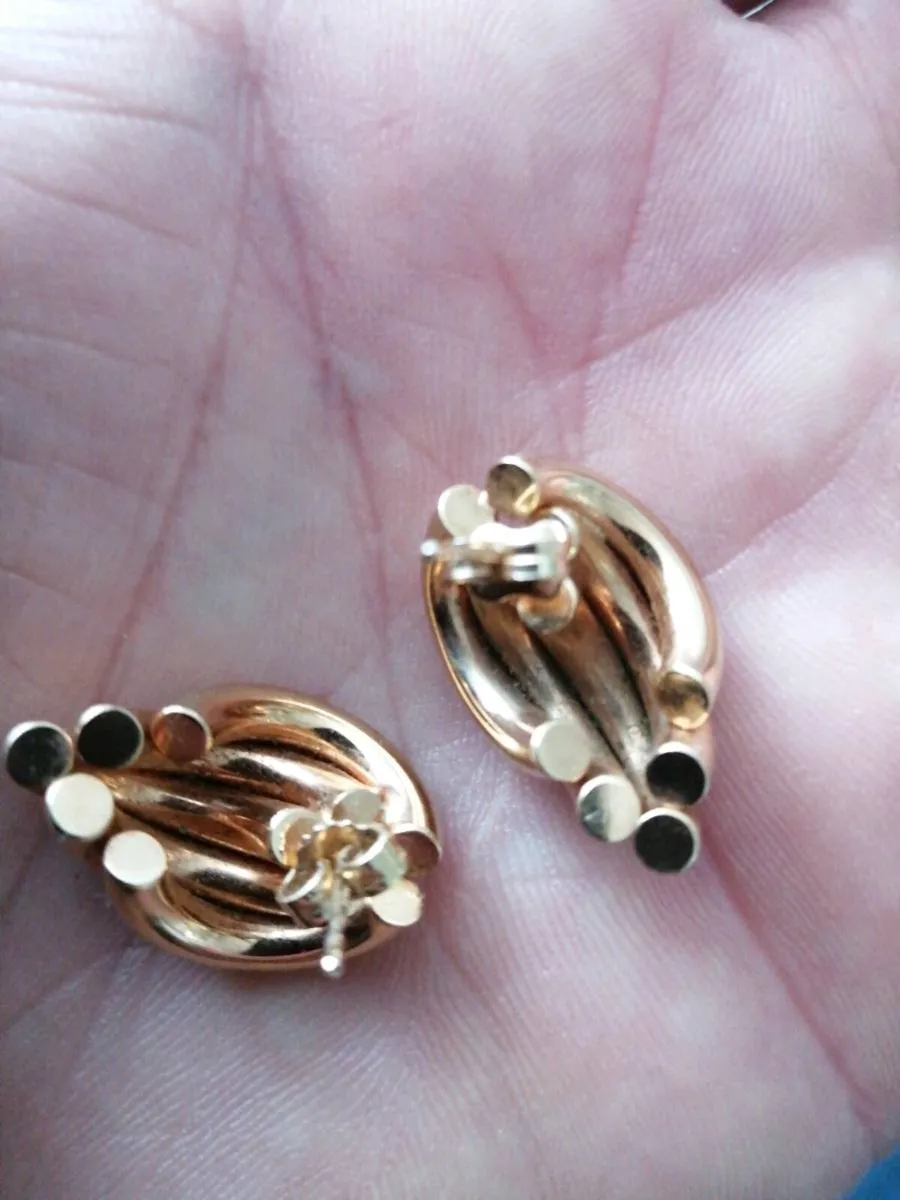 18ct gold earrings - Image 2