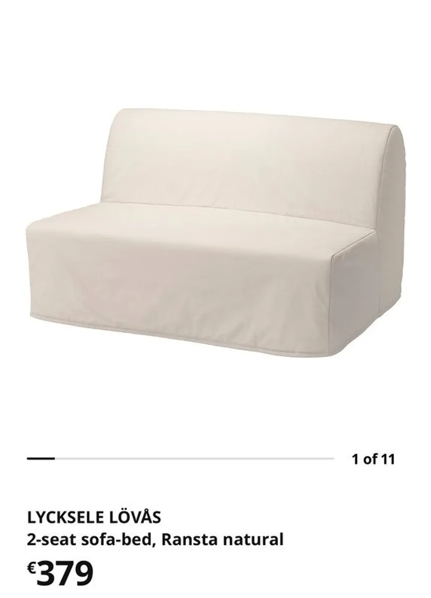 Double ikea sofa bed - Image 4
